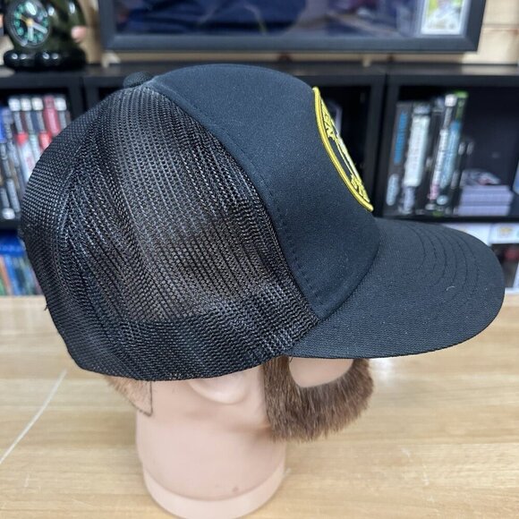 Vintage New York State Police Gold Black Hat Cap Youngan - Picture 3 of 6